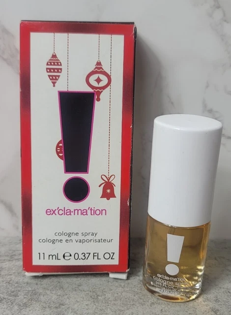 Exclamation Perfume .37 oz Mini Cologne Spray Women Coty Spray NEW Parfum