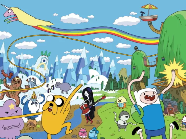 V3318 Adventure Time Cartoon All Characters Cool Art Decor WALL POSTER PRINT AU