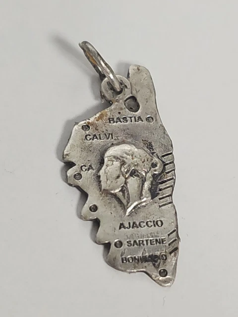Pendentif Basque Signé H. Teguy – Dizainier Euskal En Argent Sterling – Occasion
