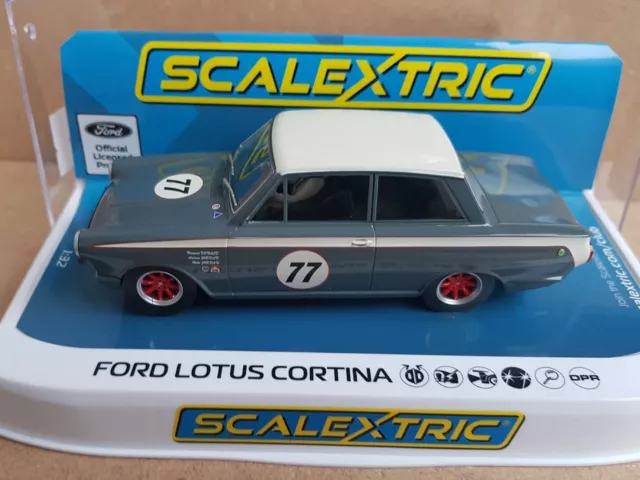 Pre Owned Scalextric C4177 1:32nd Scale Ford Lotus Cortina "JRT" Lot MS20 2