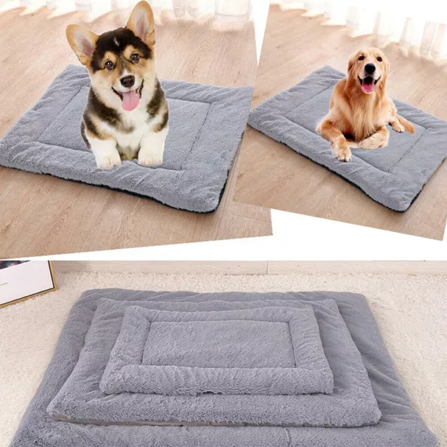 Large Pet Dog Cat Bed Cushion Puppy Mat Washable Warm Soft Kennel Mattress Pad