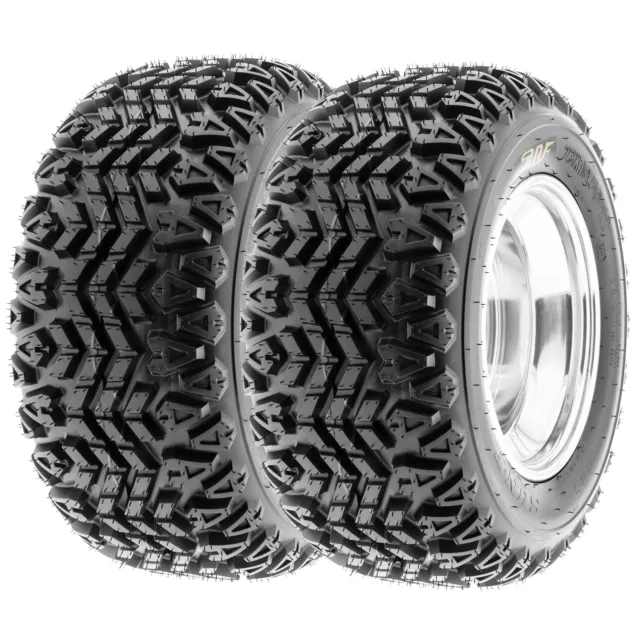 【2】SunF 20x10-8 ATV UTV Tires 20x10x8 Tubeless 4 Ply for 8  Rims - G003