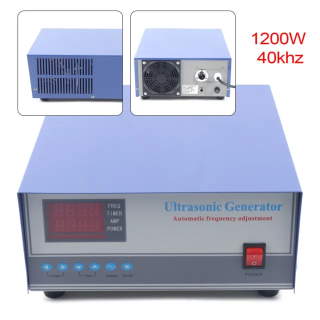 40K Ultrasonic cleaning Generator Power 1200W Adjustable Ultrasonic Generator US
