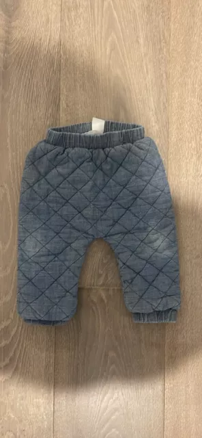 Seed Baby Pants Denim Tracksuit - Size 1 (12-18 Months) - VGUC