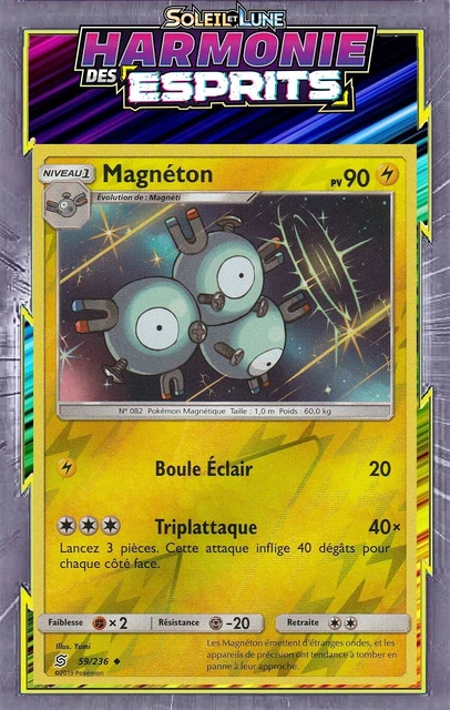 Reverse Magneton - SL11:Harmony of Spirits - 59/236 - Pokemon Card New Fr