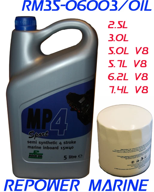 V8 Kit de tapa y rotor para motores Mercruiser y Volvo Penta 5.0, 5.7