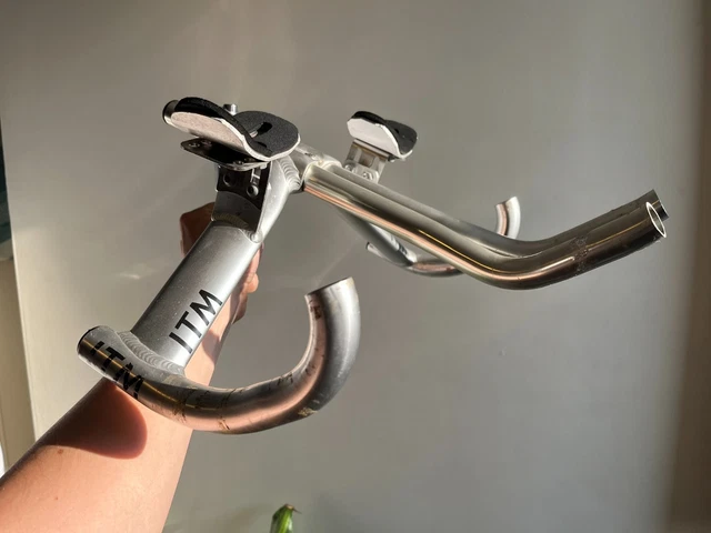 ITM DUAL AERO TTバー ITM DUAL AERO Handlebars TT Time Trial Tri handle bars retro