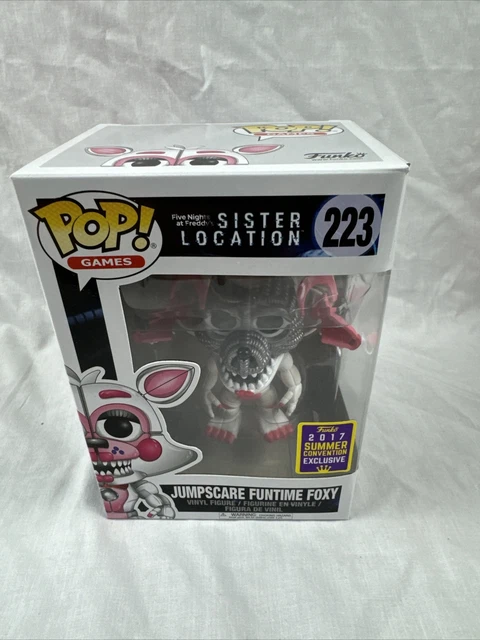 Funko POP SDCC 2017 Exclusive Sister Location 223 Jumpscare Funtime Foxy 