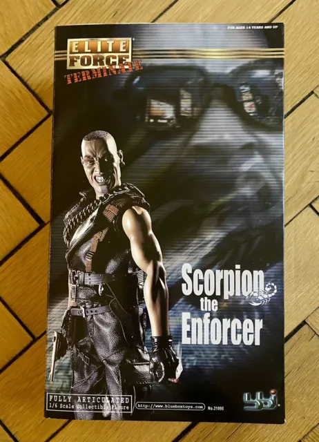 Elite Force Terminate Scorpion The Enforcer Action Figure Blue Box Toys