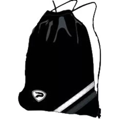 Patrick Gym Sack Football Player Bag - Black/White - Carrying Straps (Spabggs)