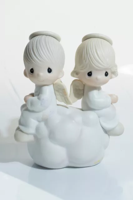 Enesco 1979 Precious Moments Figurine But Love Goes on Forever E-3115 Trumpet