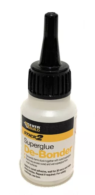 Everbuild Super Glue De-Bonder Superglue Remove Excess Spread Super glue - 20ml