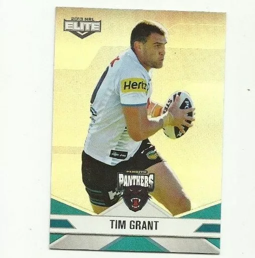 2013 Nrl Elite Penrith Panthers Tim Grant Parallel P85 Card Esp