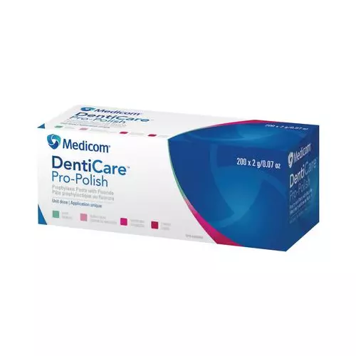 Medicom 10047-CRBUN Denticare Pro-Polish Prophy Paste Raspberry Coarse Grit 200P