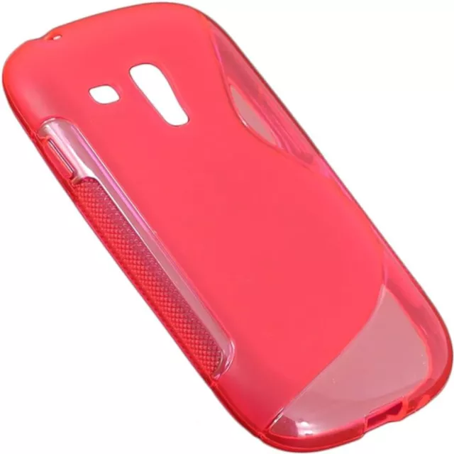 Coque Silicone Souple S-Line Pour Samsung Galaxy S4 Mini I9190 Rouge