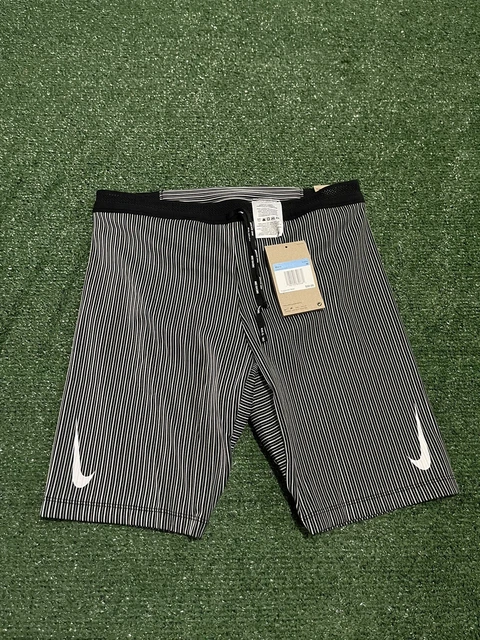 NIKE DRI-FIT ADV Aeroswift Half Racing Tights Black White DM4622-015 Size M  $200.44 - PicClick AU