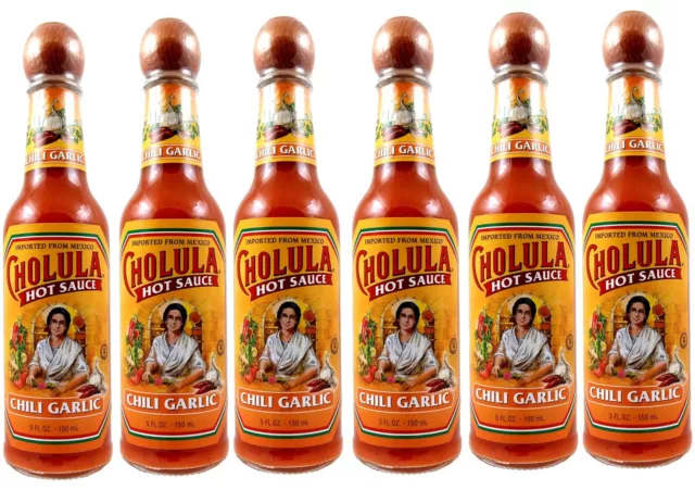 Cholula Chili Garlic Hot Sauce 150ml Premium Chilli Garlic Hot Sauce x Case of 6