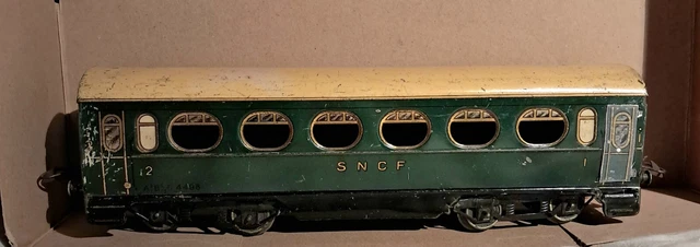 Märklin Échelle 0 Wagon À Bagages En Tôle 17320 B Avec