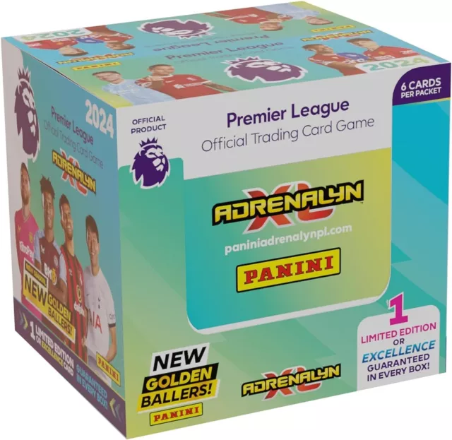 Panini Premier League 2023/24 Adrenalyn XL Trading Cards Sealed Pack (6  cards)