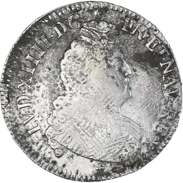 [#1045579] Coin, France, Louis XIV, 1/2 Écu aux 8L 2e type, 1/2 ECU, 45 Sols, 17