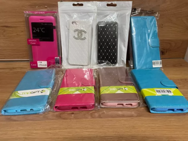 8x Different wallet case Mix.