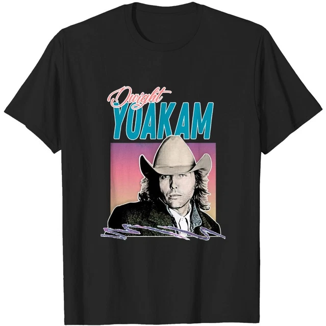 Dwight Yoakam 80s Styled Retro Design - Dwight Yoakam - T-Shirt Gift Fans
