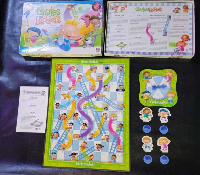 CHUTES AND LADDERS Preschool Board Game Hasbro Milton Bradley 2005