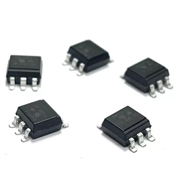 (PKG of 5) CNY17-2 Transistor Output Optocouplers, SMD PDIP-6 Gull Wing Package
