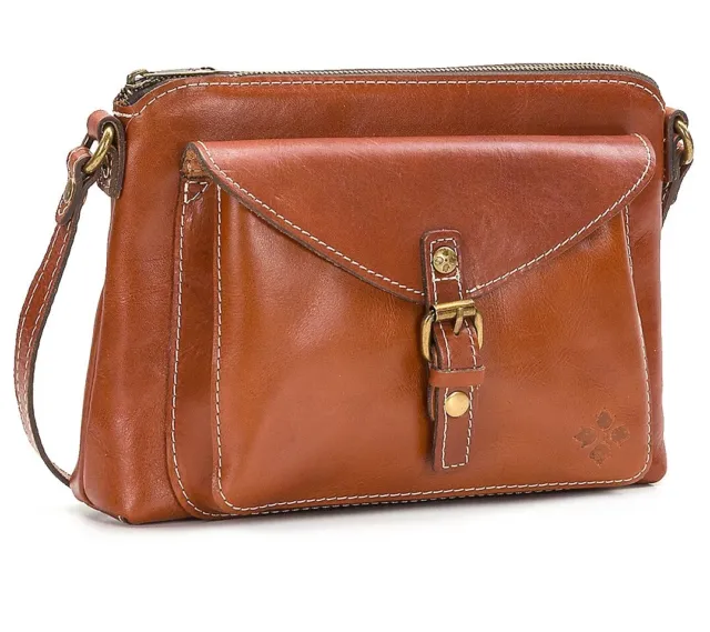 NEW NWT Patricia Nash Veg Tan Collection Avellino Crossbody Handbag  in Tan