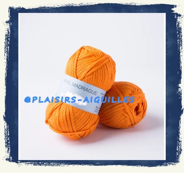 2 Pelotes De Fil PHIL MYSTERE OEILLET - Rose - Taille Aiguille 8 - Neuf