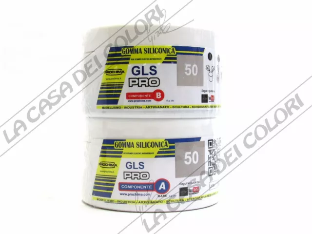 Prochima - GLS-PRO 50 - 500 g (250+250 g) - shore A 50 -gomma siliconica liquida