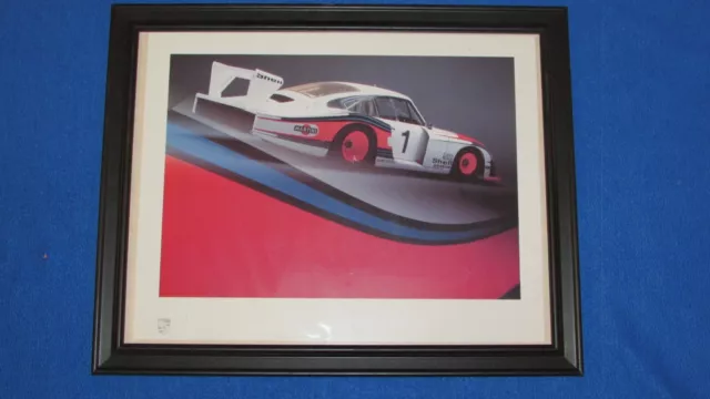 OFFICIAL ORIGINAL Porsche 935 / 78 Coupe Framed Racing  Poster Print