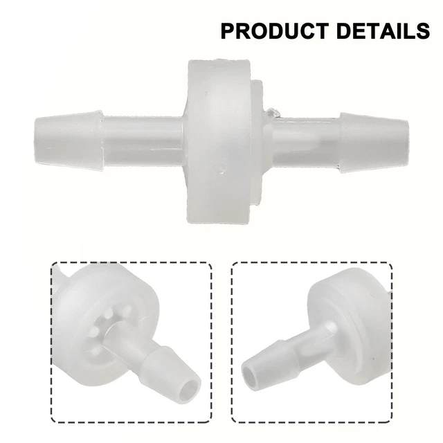 Clapet anti-retour unidirectionnel EJ.LIFE - CDPS6 - Blanc - Plastique - Synthétique