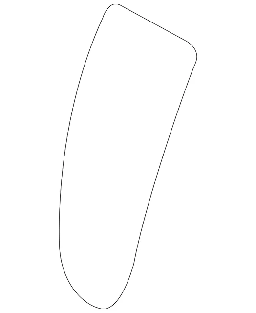OEM NEW 2017-20 Kia Sportage Film Rear Door Anti Chipping Driver Side 87539D9000