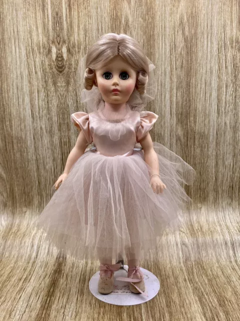 15" Vintage Marjorie Spangler Doll Pink Ballerina Outfit Blond Hair 1979 Vinyl