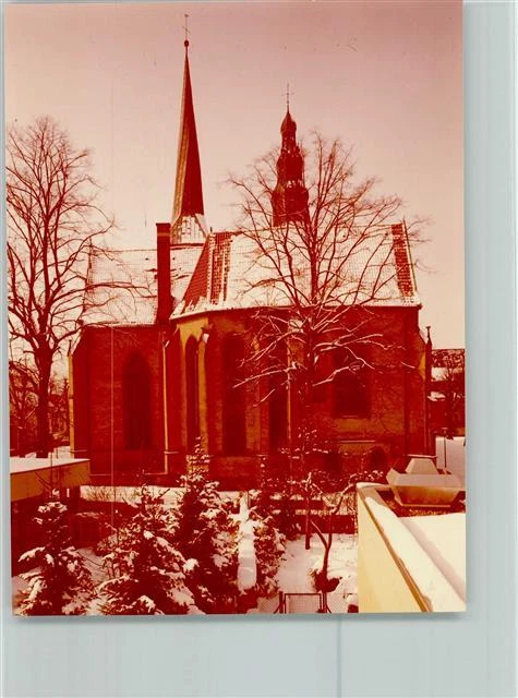 40093226 - 4920 Lemgo Kirche Winteraufnahme Dome / Kirchen