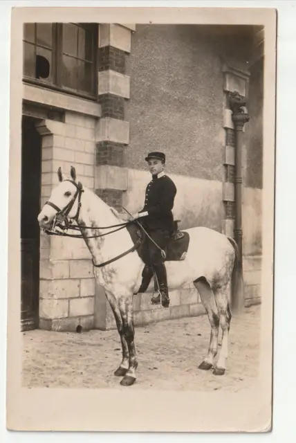 VINCENNES - Val de Marne - CPA 94 - 1918 photo card - horse rider