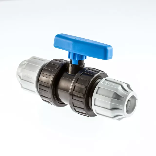 Plasson-Type Compression Stop Tap WRAS & Non-WRAS For MDPE Water Pipe: 20mm to
