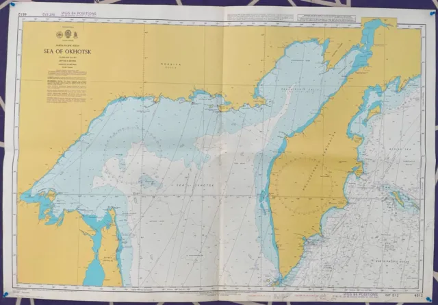 Admiralty 2182A NORTH SEA SOUTHERN SHEET Map Chart Maritime Genius Nautical