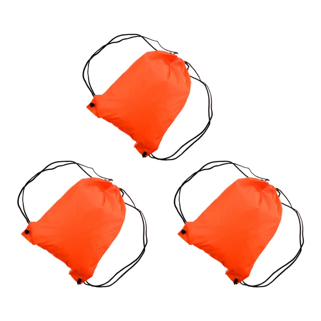 3 Pcs Cycling Backpack String Bag Drawstring Bag Backpacks Boys Storage Shoes