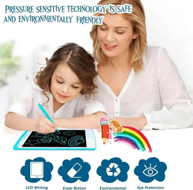 Tavoletta Grafica Lavagna LCD Digitale Tablet Scrittura Disegno Pad Bambini 12 2