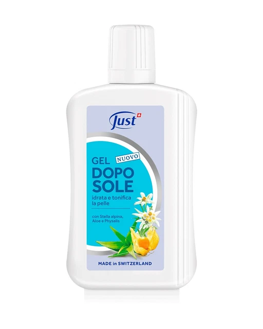 Gel  Dopo Sole JUST  Da 250 Ml. Nuovo. Rinfrescante , Idratante ,lenitivo