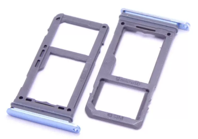 Passend für Samsung Galaxy S8 Plus SM-G955F Sim Karten SD Halter Tray Slot Blau