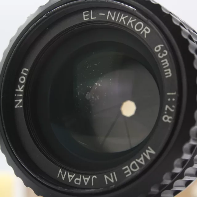 Nikon EL-Nikkor 63mm F/2.8 N Enlarger Lens N°740928 - Bon état - Lire !! 3