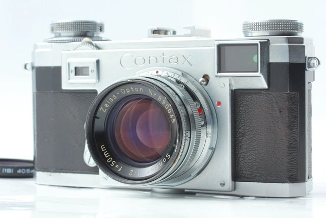 *Fast neuwertig* ZEISS Contax IIa Filmkamera mit Opton Zonnar 50mm F2 aus JAPAN