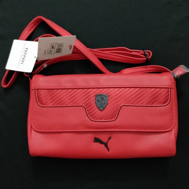 BORSELLO BORSA FERRARI Puma Sportiva Porta Telefono Uomo Donna In