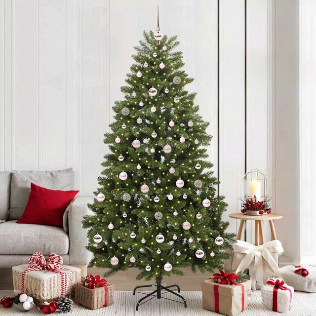 Sapin De Noël En Bois Massif Pin - 210 Cm - Design Minimaliste