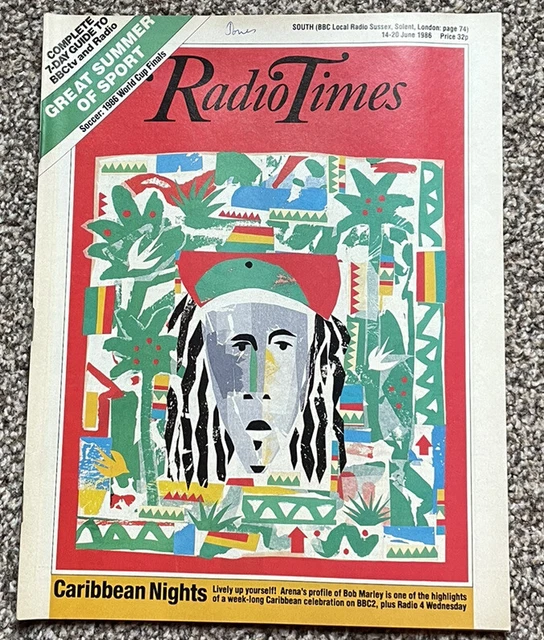 RADIO TIMES 1986 14-20 June 1980s TV Advertising Vintage £3.26 ...