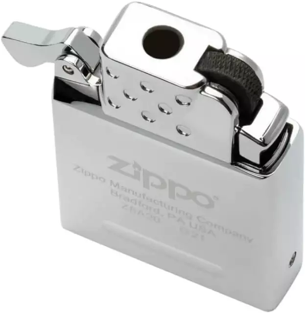 Accendino Zippo Inserto A Gas Metallo Argento Antivento Classico ORIGINALE 65815