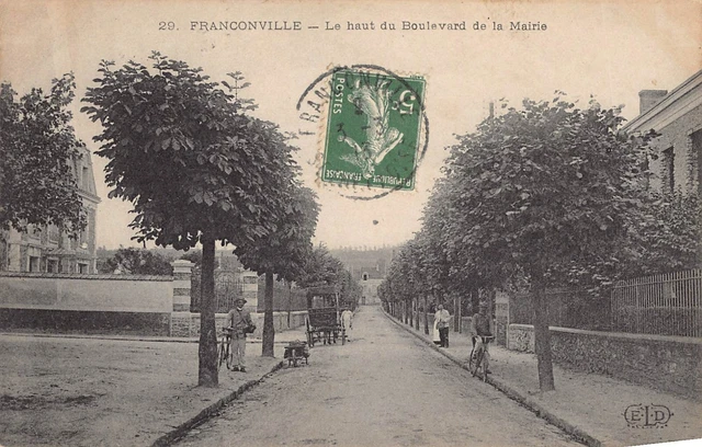 CPA Dept 95 Val d' Oise - Franconville le Haut du Boulevard de la Mairie